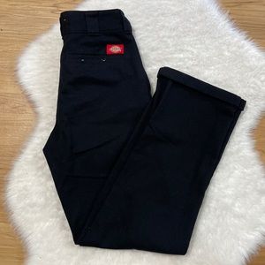 Brand New Black Dickies Worker Crop Roll Pants